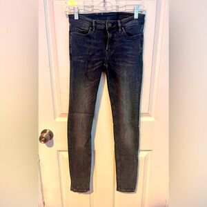 AllSaints Mast Skinny Jeans in Dove Grey